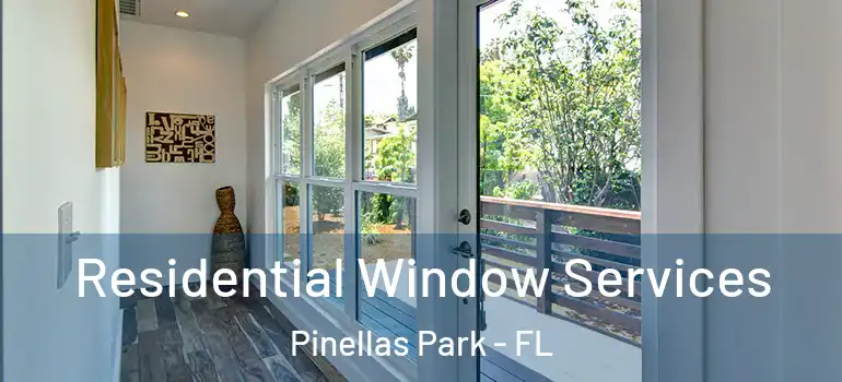 Residential Window Services Pinellas Park - FL